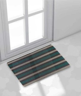 Дверний килимок 40 x 60  - Зелена полоска
