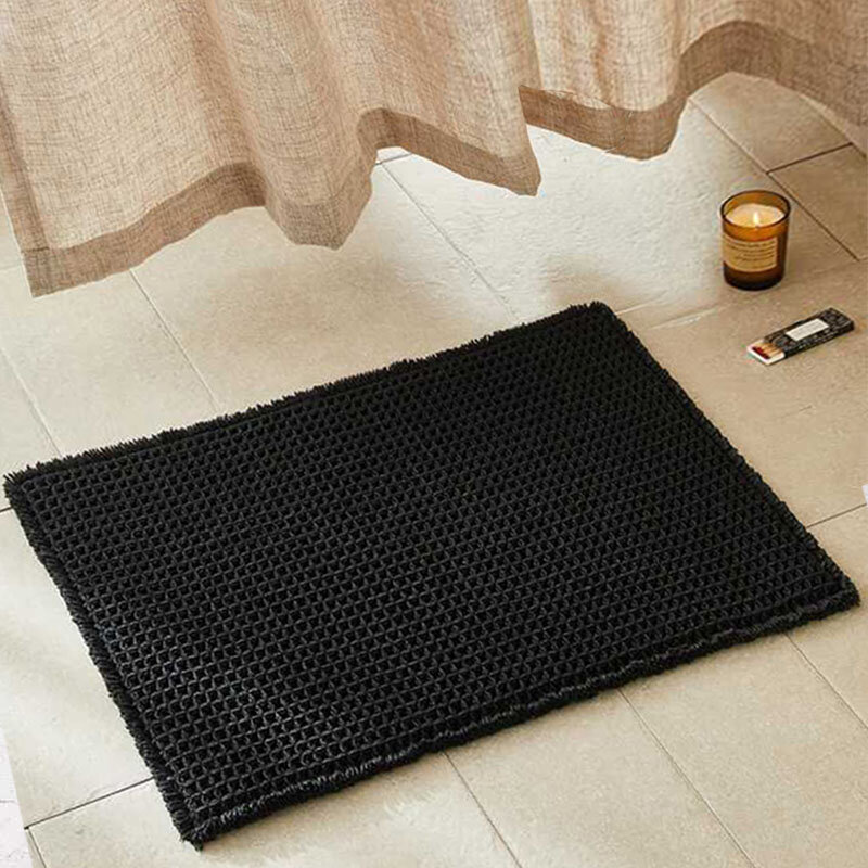 Коврик для ванной / туалета вафельный Lovely Svi - 50 x 80 см Черный (217255)