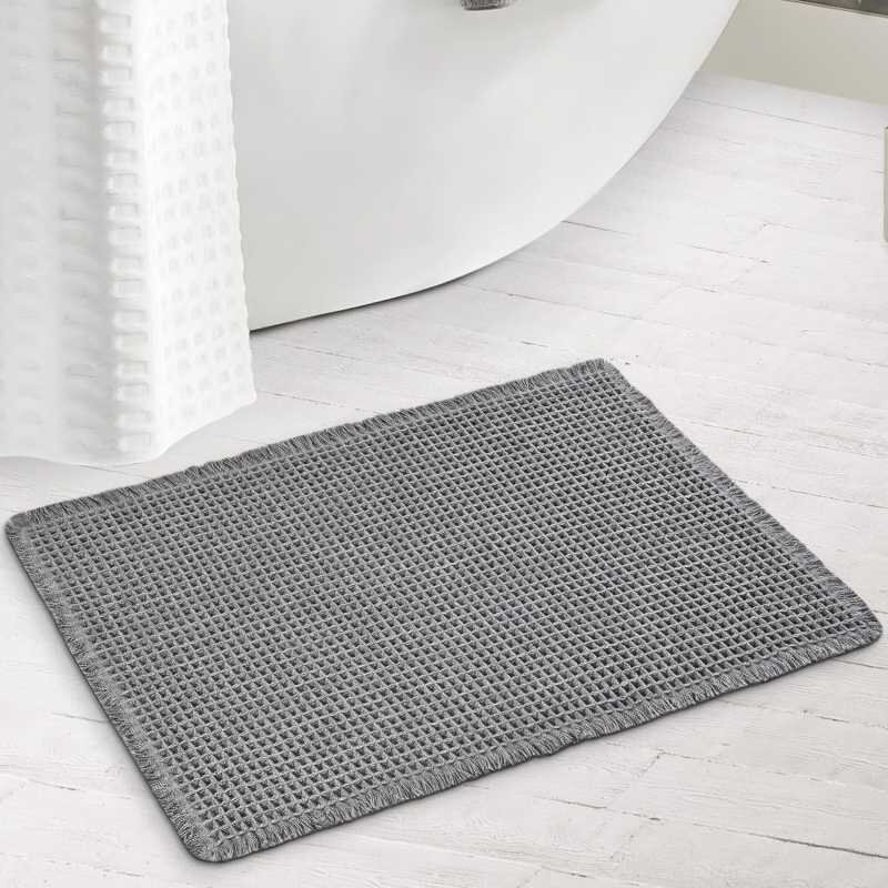 Коврик для ванной / туалета вафельный Lovely Svi - 50 x 80 см Серый (237253)