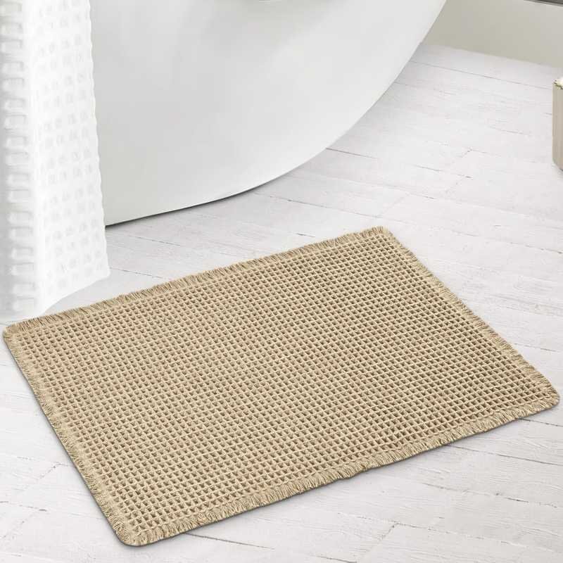 Коврик для ванной / туалета вафельный Lovely Svi - 50 x 80 см Бежевый (207256)