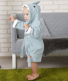 SPA Халат Серая Акула М (1-3 лет) 