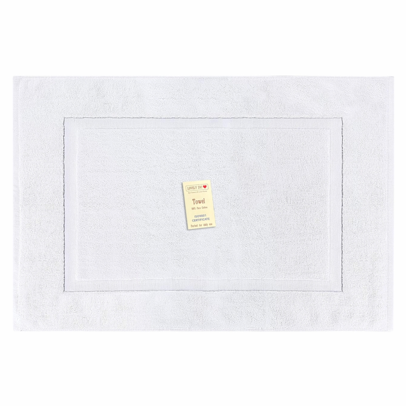 Рушник для ніг Lovely Svi бавовна / махра - 50 x 80 см – Білий